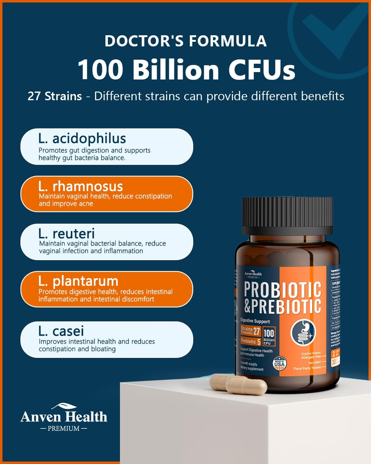 Anven Health Probiotic for men,probiotics for men,seed probiotics,emma gut health,saw palmetto for men,probiotics for digestive health,physicians choice probiotic