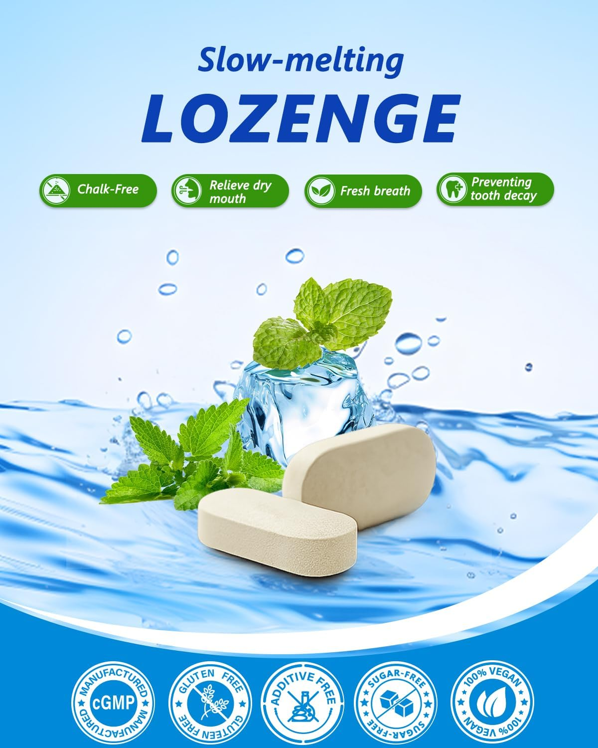 Oral Probiotics Lozenges for Mouth Bad Breath