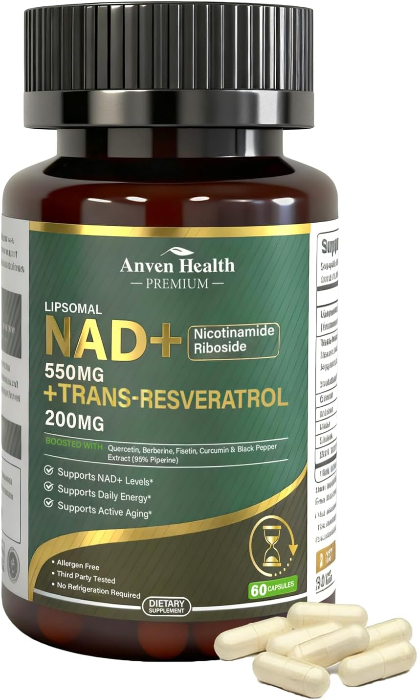 Anven Health NAD+ supplement liposomal fisetin